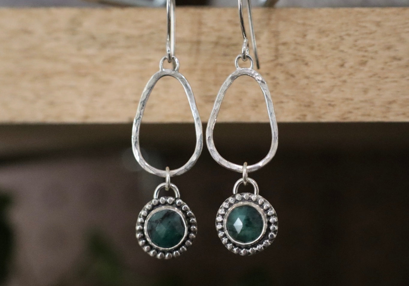 Emerald earrings