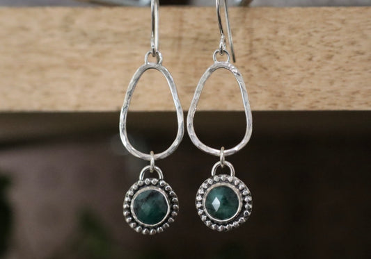 Emerald earrings