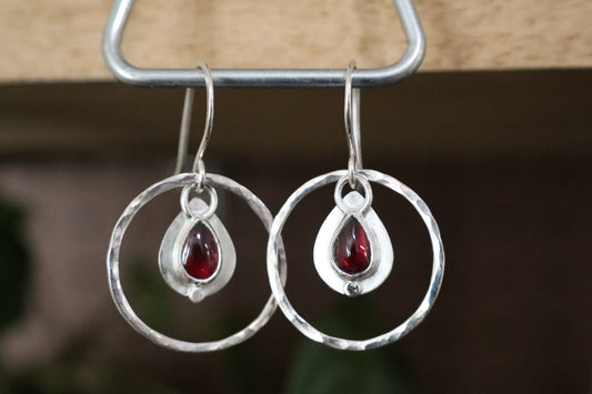 Garnet Earrings