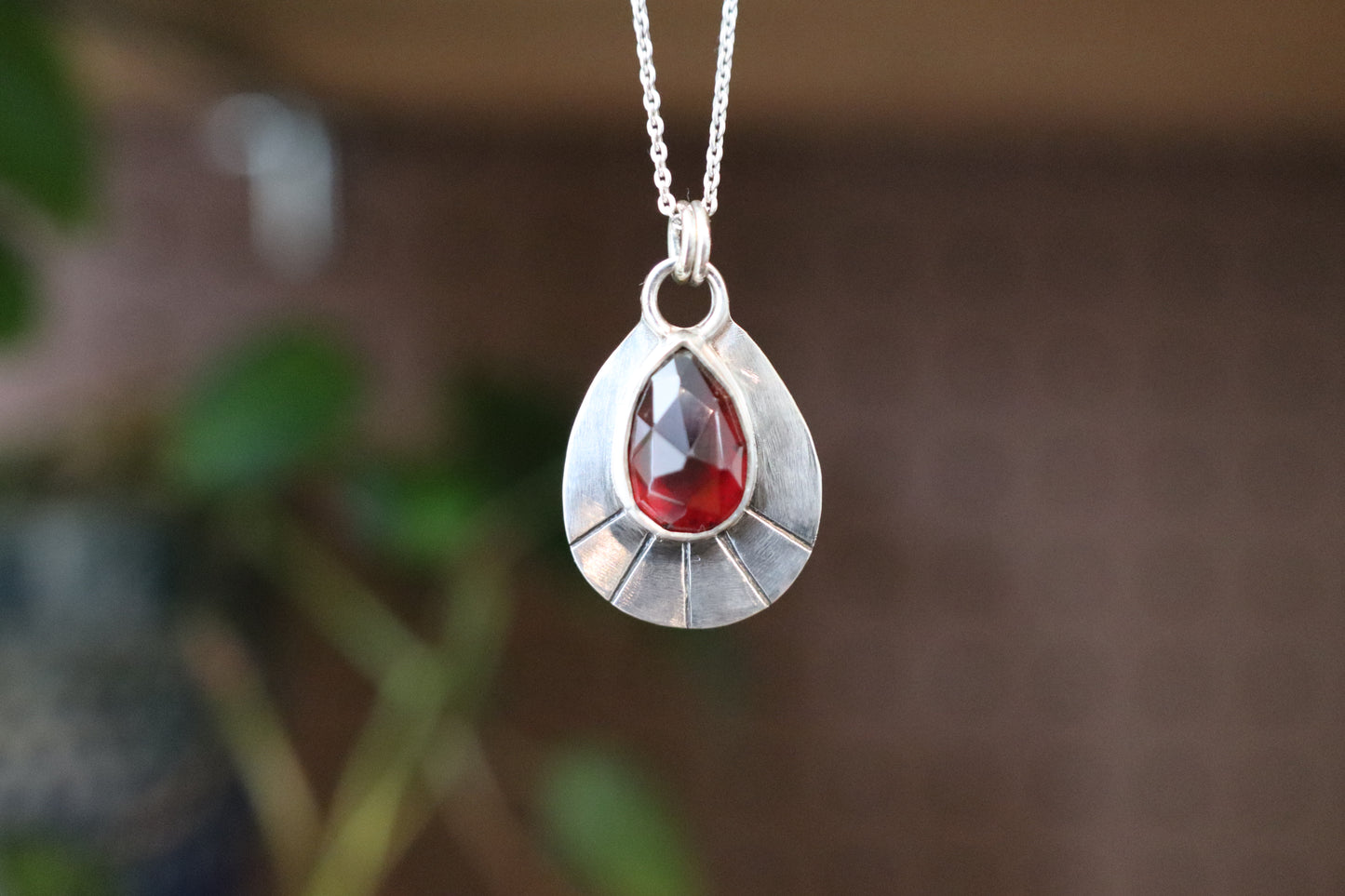 Garnet necklace
