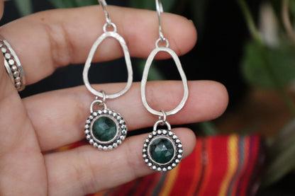 Emerald earrings