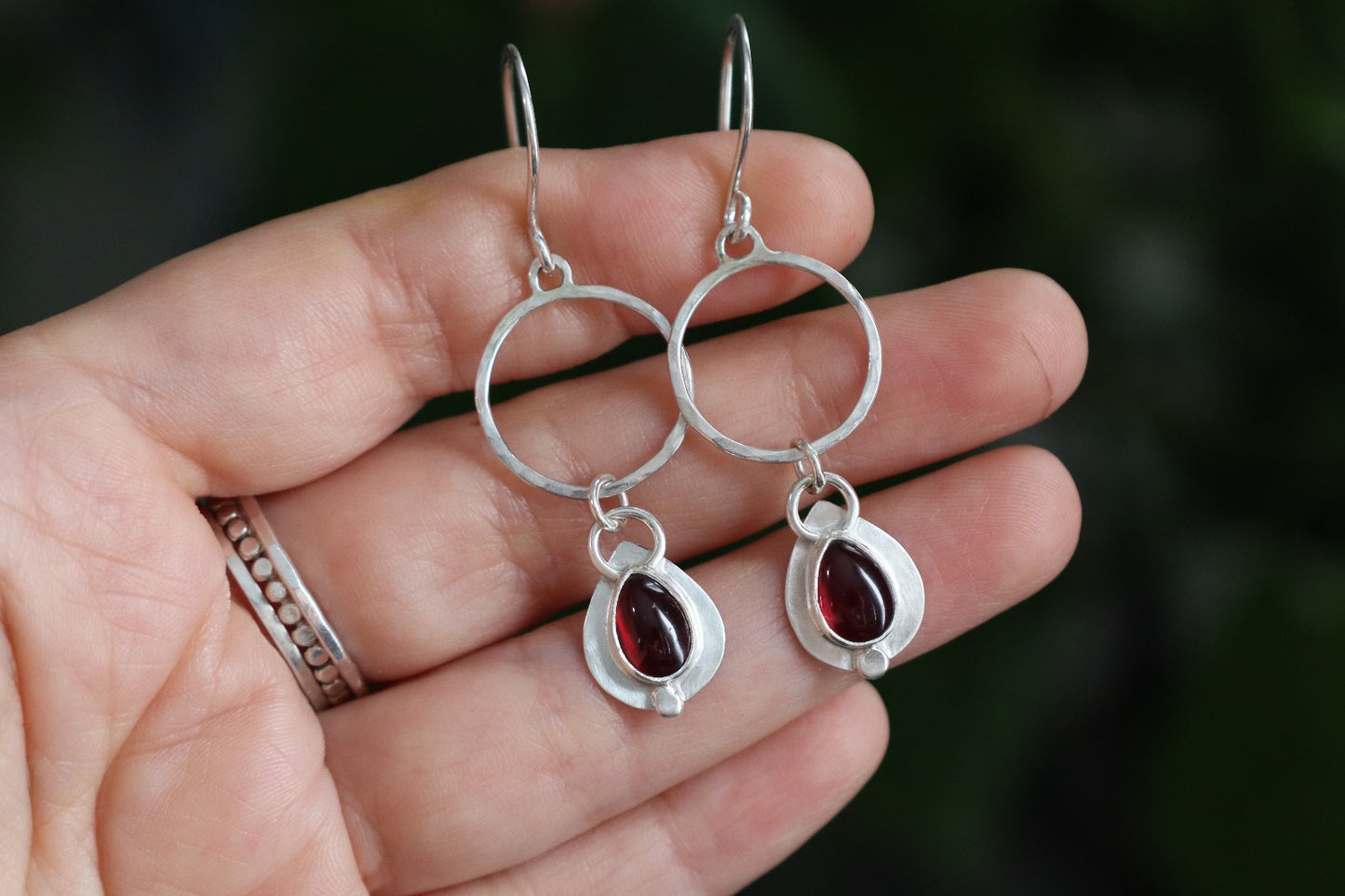 Garnet Earrings