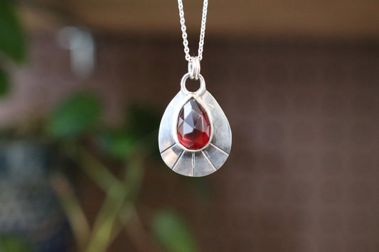 Garnet necklace