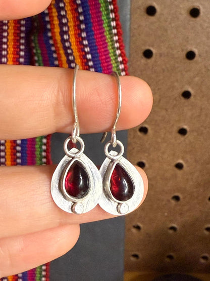 Garnet Earrings