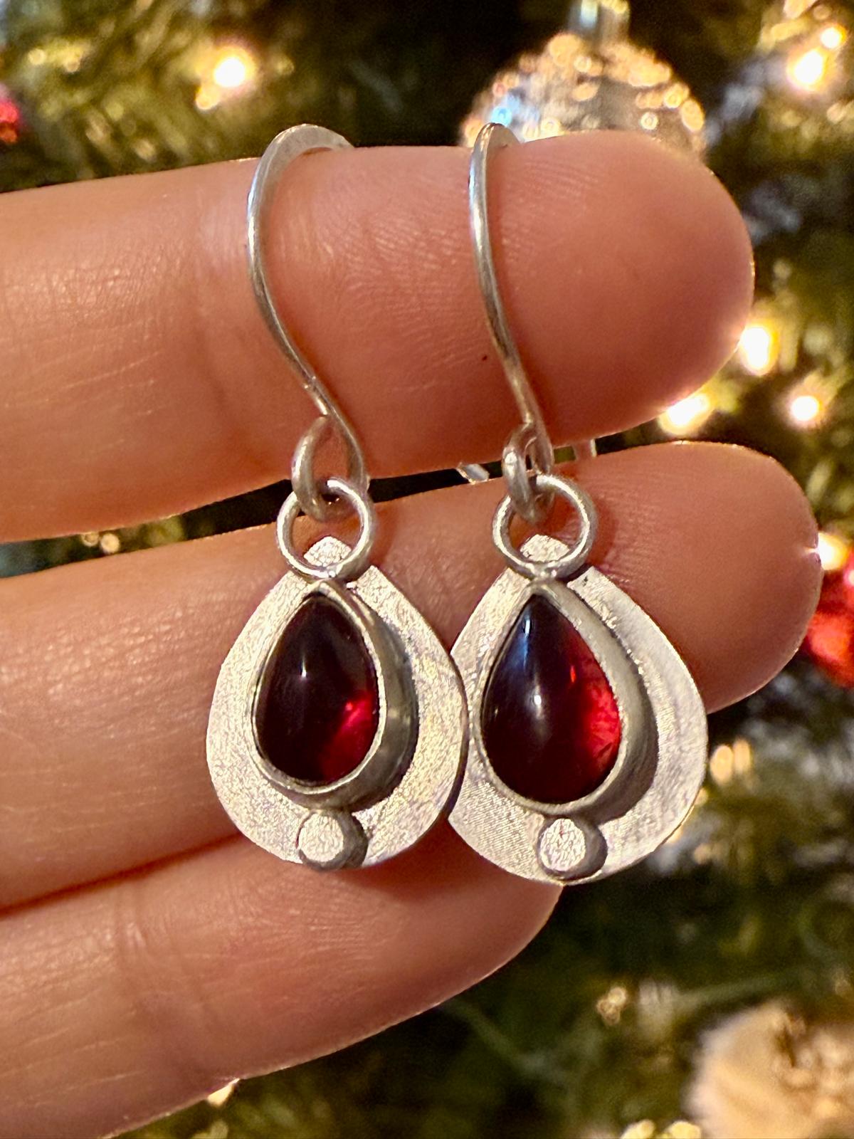 Garnet Earrings